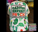 Cactus Criss Cross Ponytail Hat